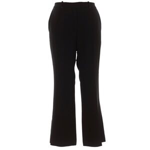 The Fold London Black Crepe Piped Trouser Pants Size US14
